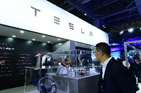 Tesla Booth at The 6th CIIE in Shanghai