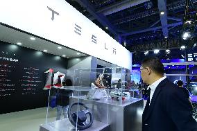 Tesla Booth at The 6th CIIE in Shanghai