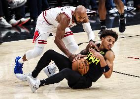 (SP)U.S.-CHICAGO-BASKETBALL-NBA-UTAH JAZZ VS CHICAGO BULLS