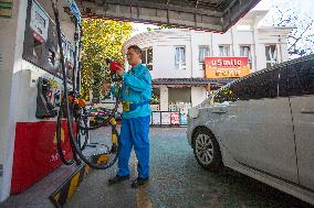 A Gas Station in Nanjing