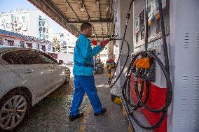 A Gas Station in Nanjing