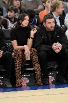 Celebs At LA Clippers v NY Knicks Game - NYC