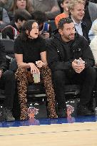 Celebs At LA Clippers v NY Knicks Game - NYC