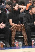 Celebs At LA Clippers v NY Knicks Game - NYC