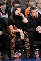 Celebs At LA Clippers v NY Knicks Game - NYC