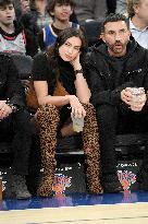 Celebs At LA Clippers v NY Knicks Game - NYC