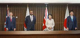 Japan, Britain foreign, defense ministers in Tokyo