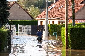 Exceptional Floods Hit Northern France - Pas-de-Calais