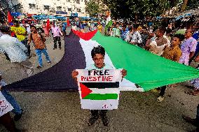 Pro Palestine Rally In Kolkata