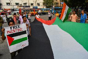 Pro Palestine Rally In Kolkata