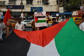 Pro Palestine Rally In Kolkata