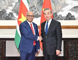 CHINA-BEIJING-WANG YI-SURINAME-FM-MEETING (CN)