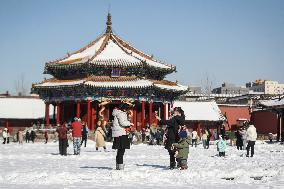 CHINA-LIAONING-SHENYANG-IMPERIAL PALACE-SNOW (CN)