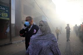 (FOCUS) MIDEAST-GAZA-PALESTINIAN-ISRAELI-CONFLICT