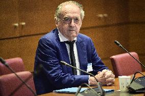 Hearing of Noel Le Graet at the National Assembly - Paris