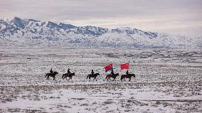 Border Patrol in Xinjiang