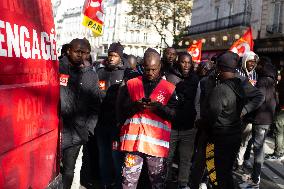 Protest Against New Immigration Bill - Paris