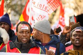 Protest Against New Immigration Bill - Paris