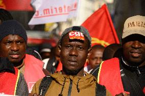 Protest Against New Immigration Bill - Paris