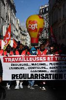 Protest Against New Immigration Bill - Paris