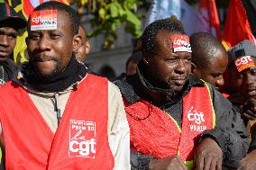 Protest Against New Immigration Bill - Paris