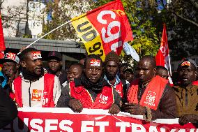 Protest Against New Immigration Bill - Paris