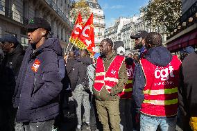 Protest Against New Immigration Bill - Paris