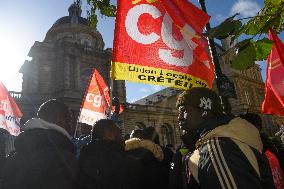 Protest Against New Immigration Bill - Paris