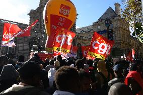 Protest Against New Immigration Bill - Paris