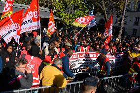 Protest Against New Immigration Bill - Paris