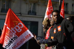 Protest Against New Immigration Bill - Paris