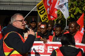 Protest Against New Immigration Bill - Paris