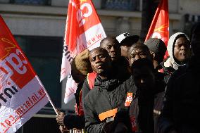 Protest Against New Immigration Bill - Paris