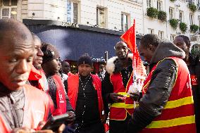 Protest Against New Immigration Bill - Paris