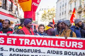 Protest Against New Immigration Bill - Paris