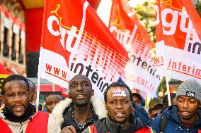 Protest Against New Immigration Bill - Paris