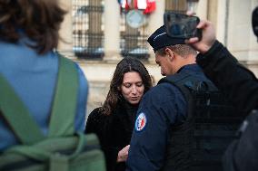 Pro-Palestinian Protest In Front Of French Assembly - Paris