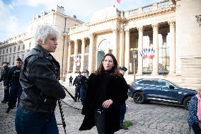 Pro-Palestinian Protest In Front Of French Assembly - Paris