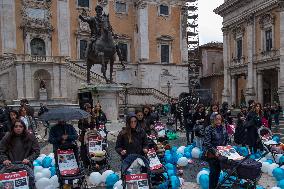 Flash Mob For Hamas Hostages In The Capitol - Rome