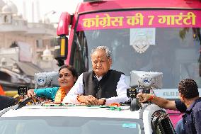 Congress Guarantee Yatra In Jaipur