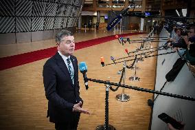 Paschal Donohoe President Of The EUROGROUP At The European Council Summit