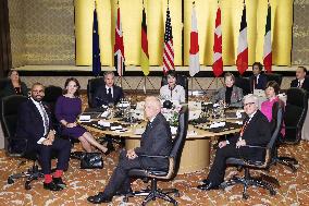 G7 foreign ministerial meeting in Tokyo