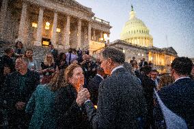 Bipartisan Candlelight Vigil At The US Capitol - Washington