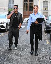 Michelle Hunziker With Her New Boyfriend - Milan