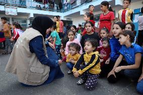 (FOCUS) MIDEAST-GAZA-PALESTINIAN-ISRAELI CONFLICT-CHILDREN