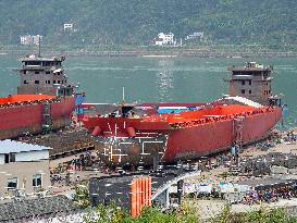 Three Gorges Letianxi Shipbuilding Base in Yichang