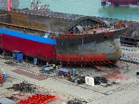 Three Gorges Letianxi Shipbuilding Base in Yichang