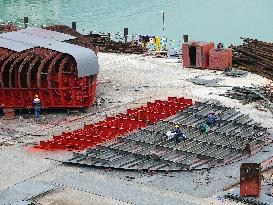 Three Gorges Letianxi Shipbuilding Base in Yichang