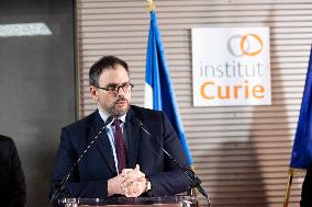 Inauguration Of The New Institut Curie Hospital - Saint-Cloud