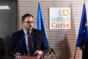 Inauguration Of The New Institut Curie Hospital - Saint-Cloud